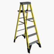 6-ft Fiberglass 375-lb Type IAA Step Ladder